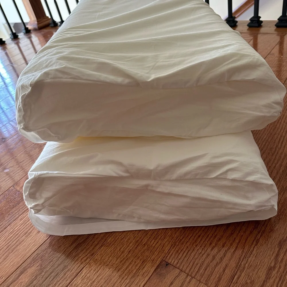 NWT 2 of Ergonomic Pillows & Pillowcases, side/back sleeper, Sz 13x18
